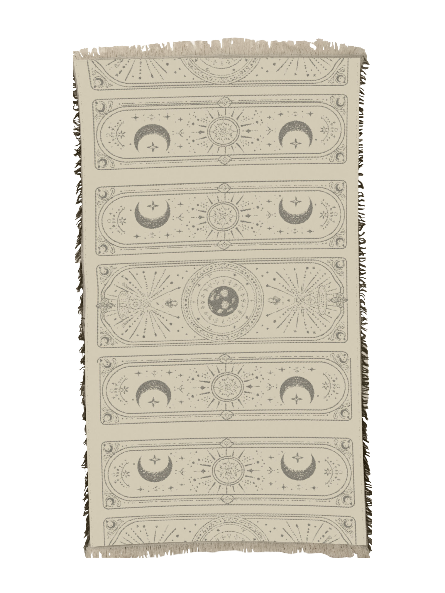 Mystic Moon Black Towel