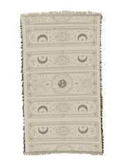 Mystic Moon Black Towel