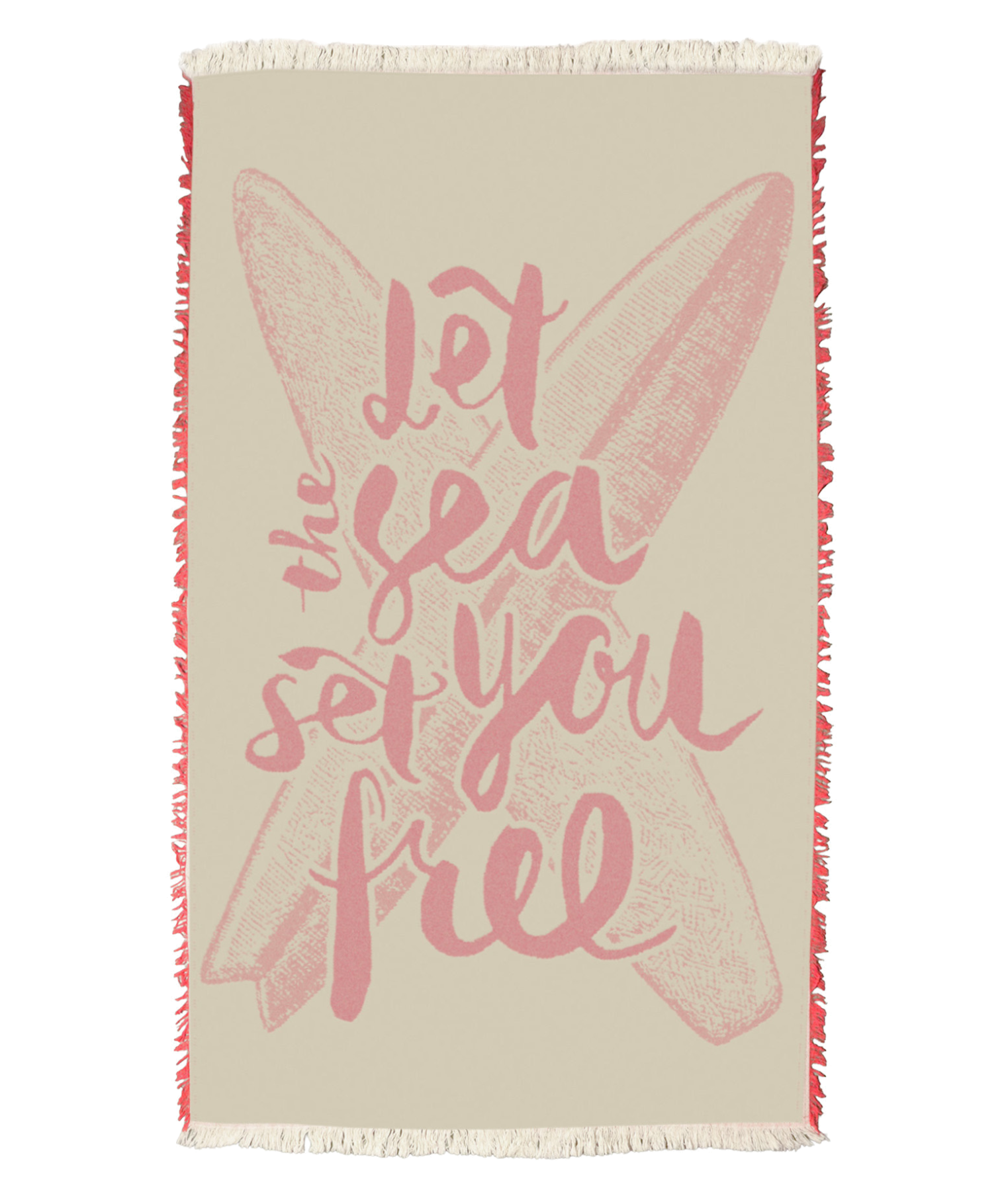Free Sea In Pink Small Towel