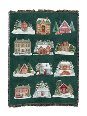Merry Times Village Blanket