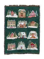 Merry Times Village Blanket
