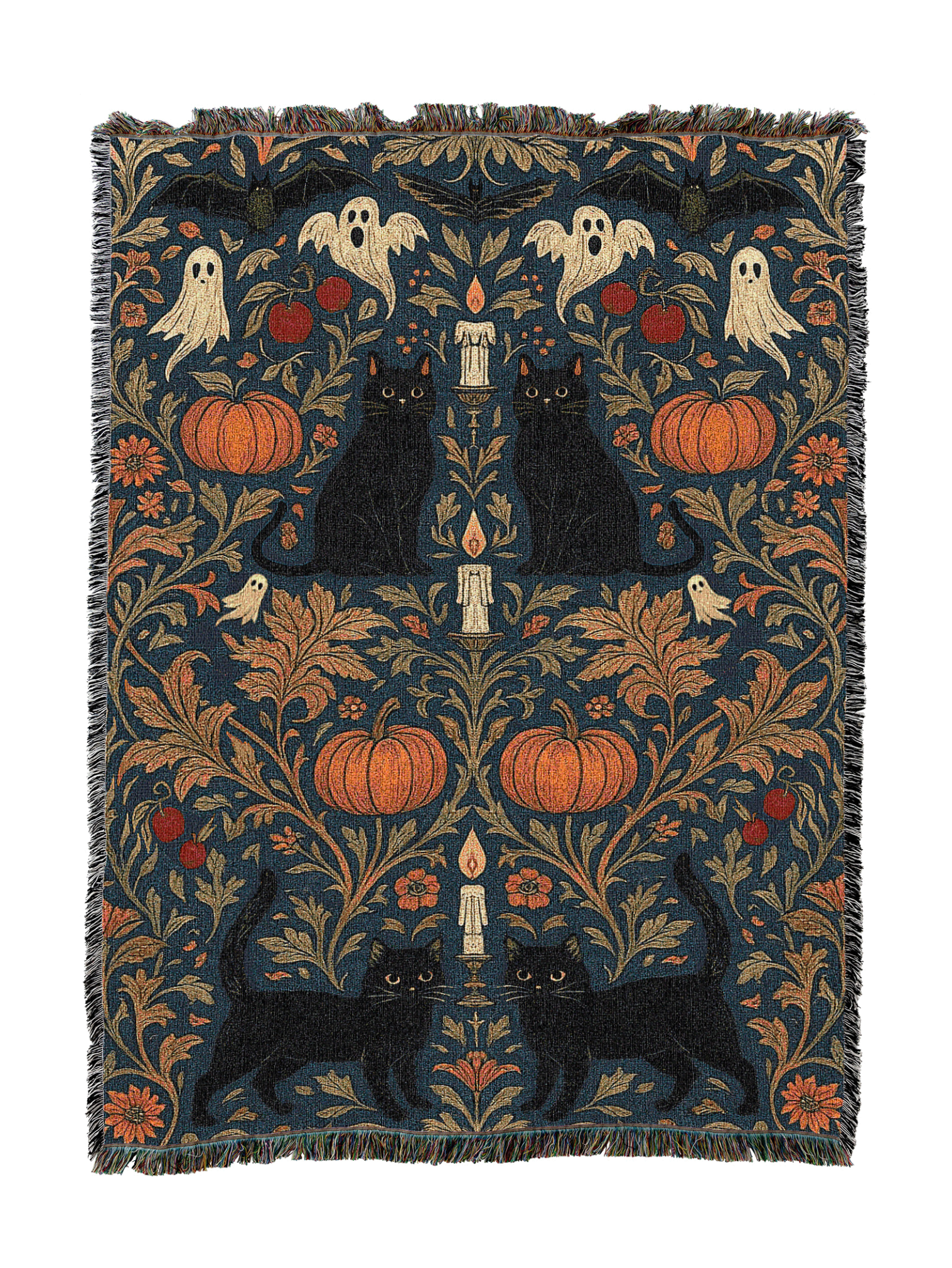 Spooky Halloween Friends Blanket