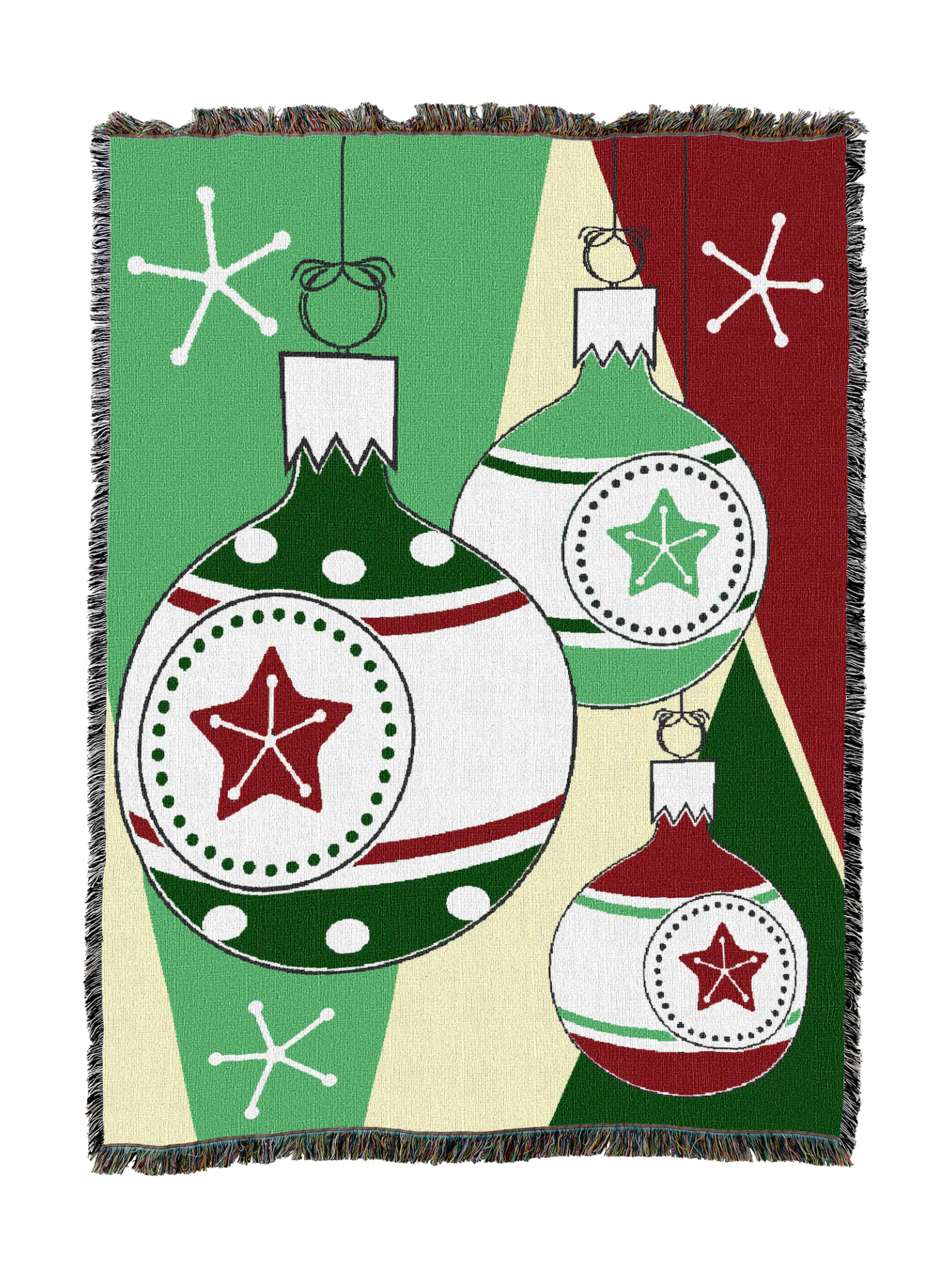 Christmas Baubles Blanket