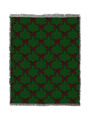 Red Christmas Bows Blanket