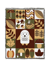 Fall Quilt Blocks Blanket
