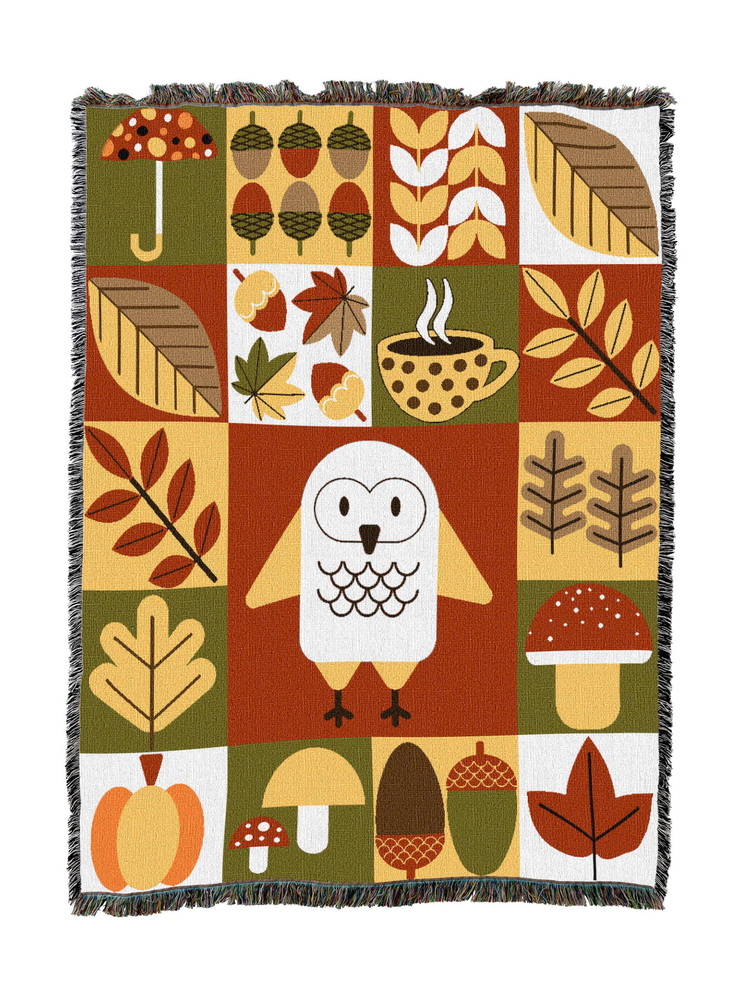 Fall Quilt Blocks Blanket