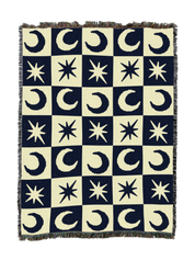 Sun And Star Checkerboard Blanket