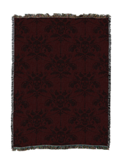 Damask Skull Blanket