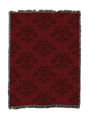 Damask Skull Blanket