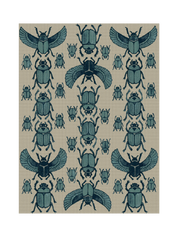 Blue Scarabs Blanket