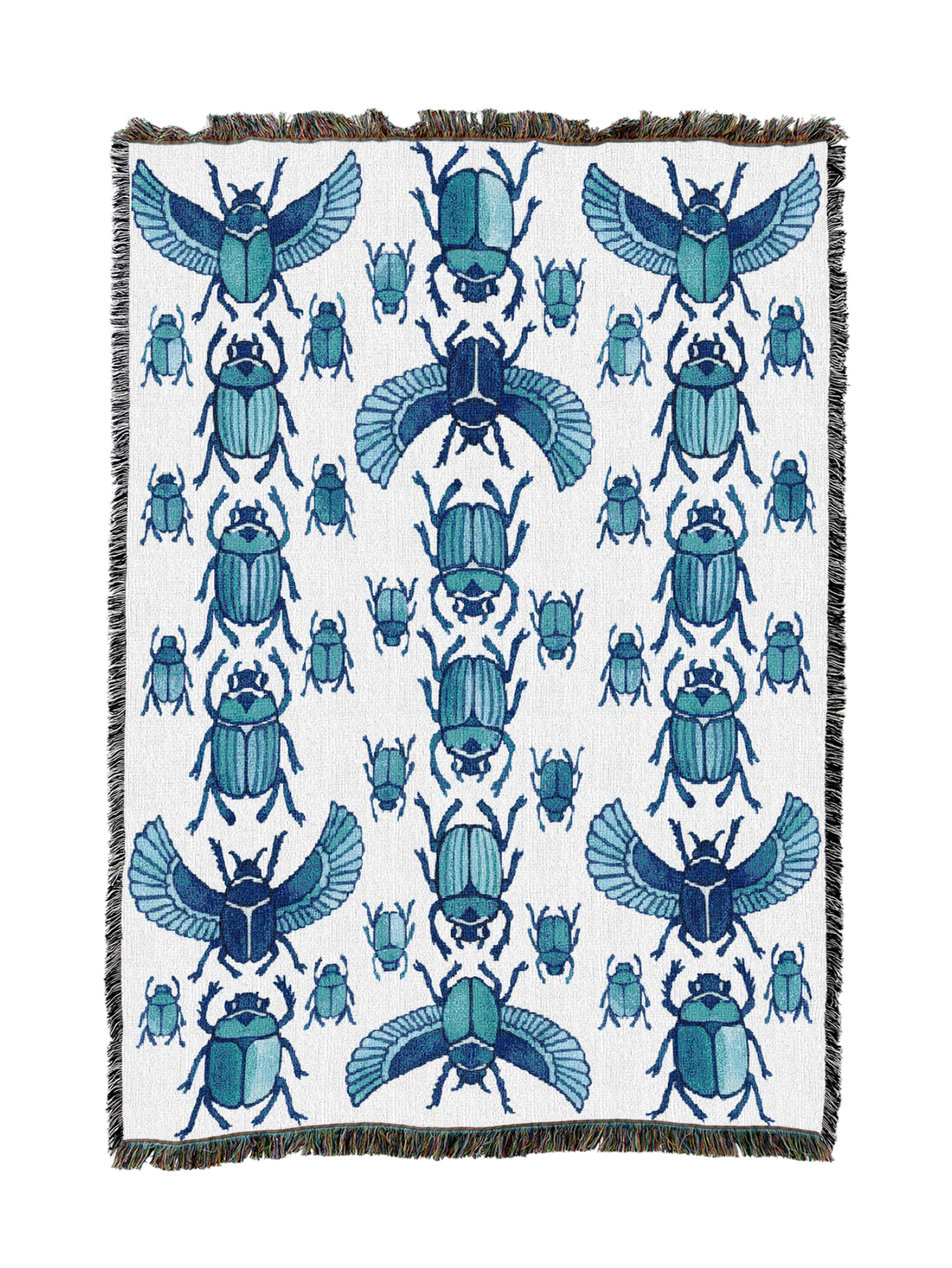 Blue Scarabs Blanket