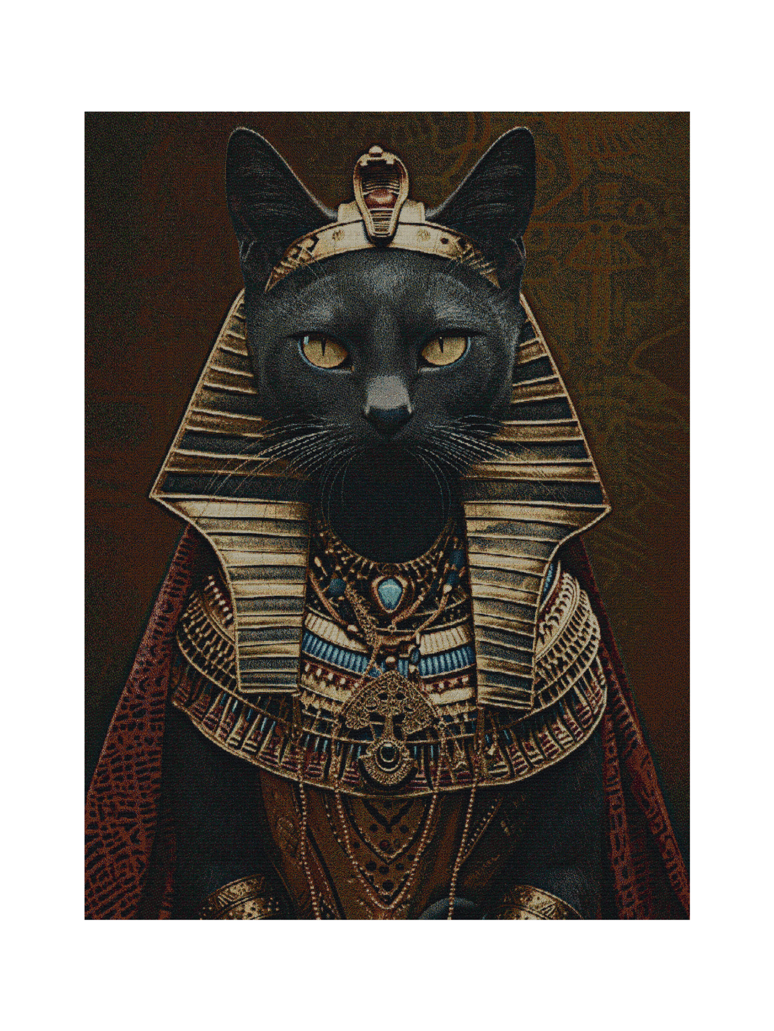 Egyptian Black Cat Blanket