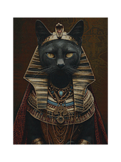 Egyptian Black Cat Blanket