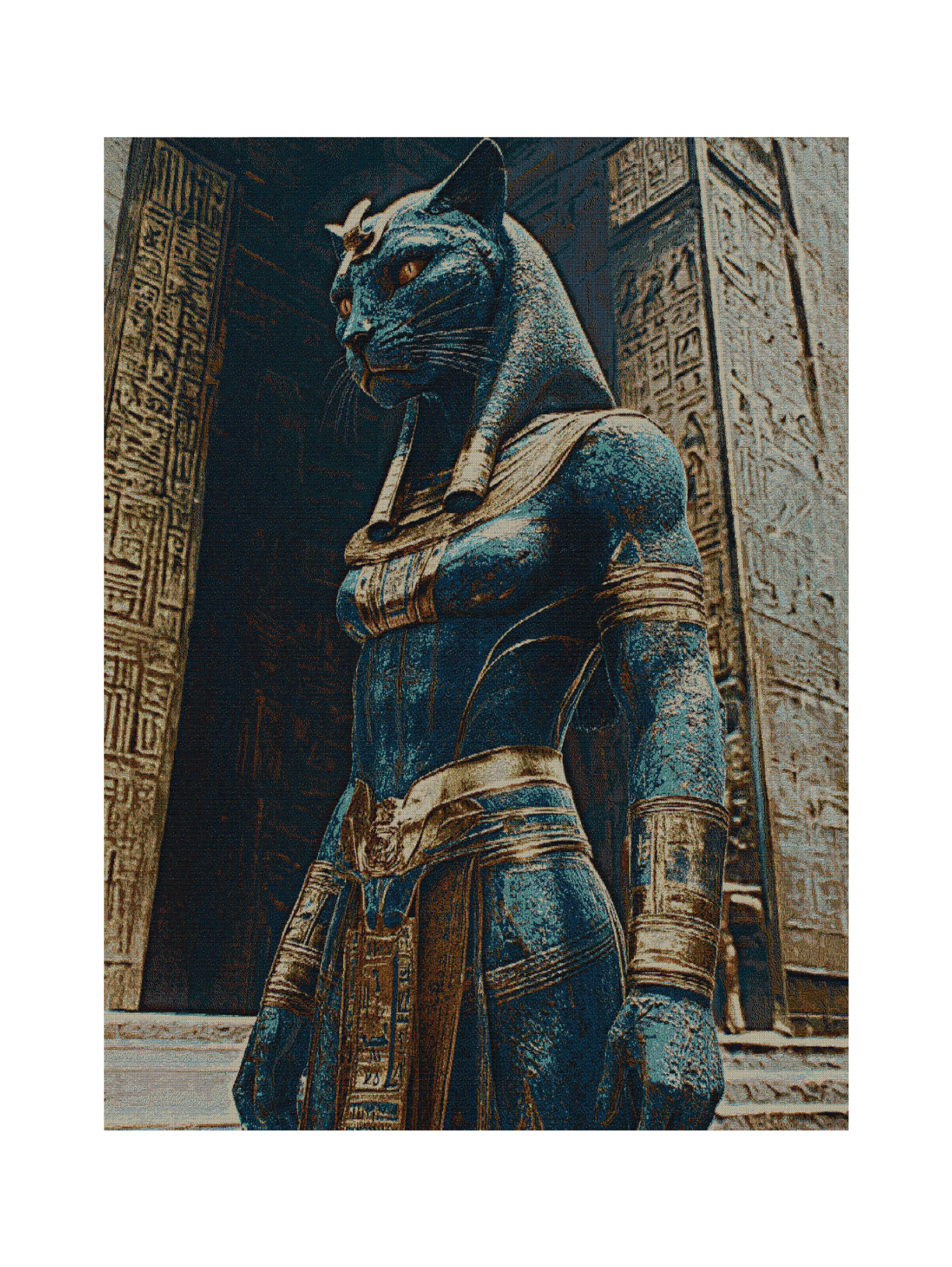 Egyptian Cat Pharo Blanket