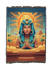 Egyptian Woman Paper Blanket