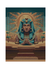 Egyptian Woman Paper Blanket