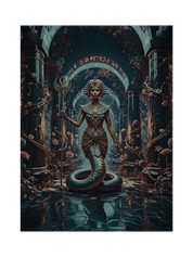 Floral Serpant Queen Blanket