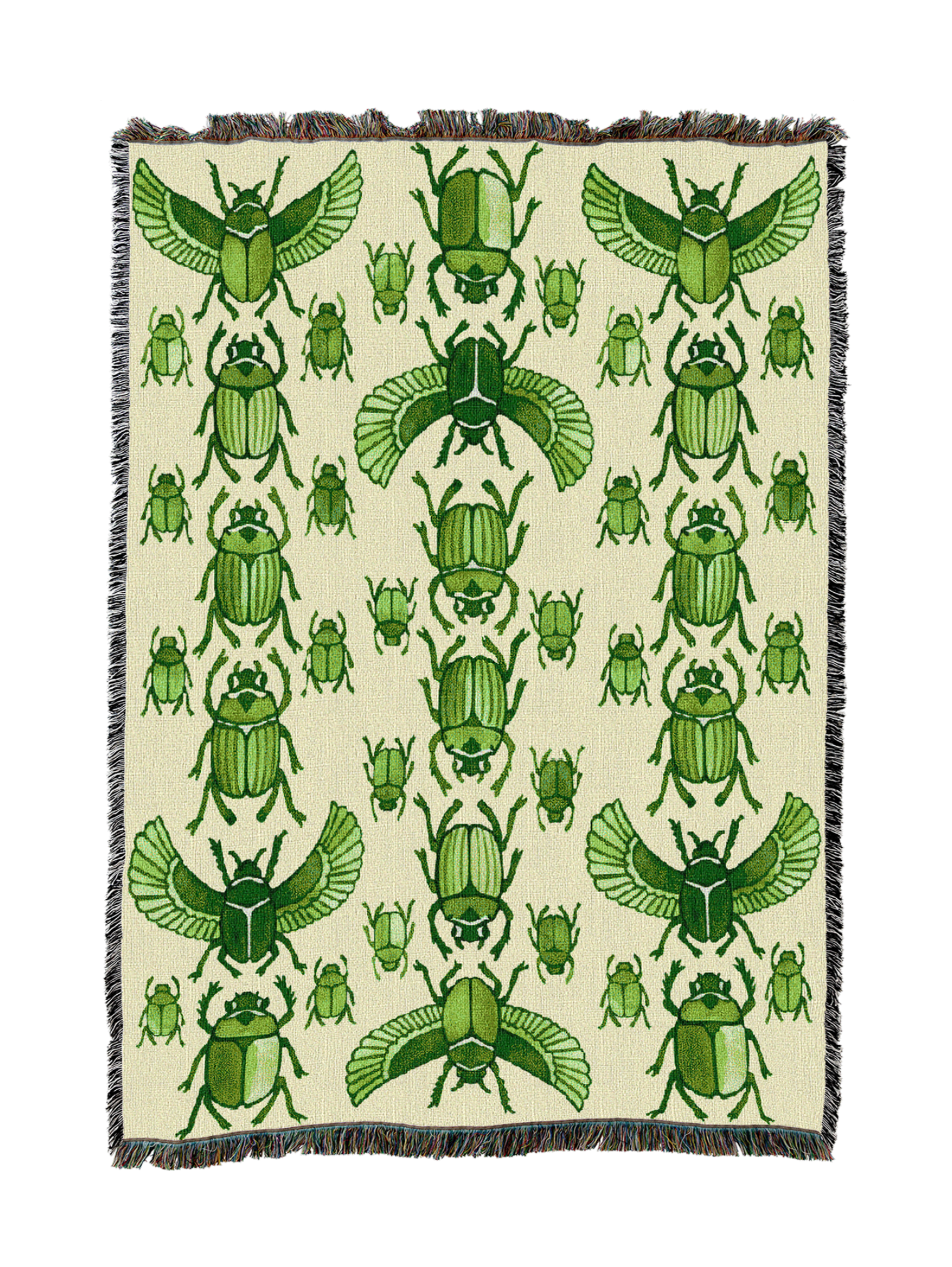 Green Scarabs Blanket