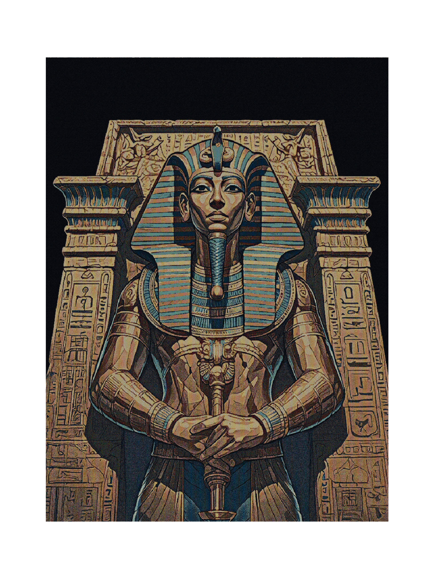 Pharo Statue Blanket