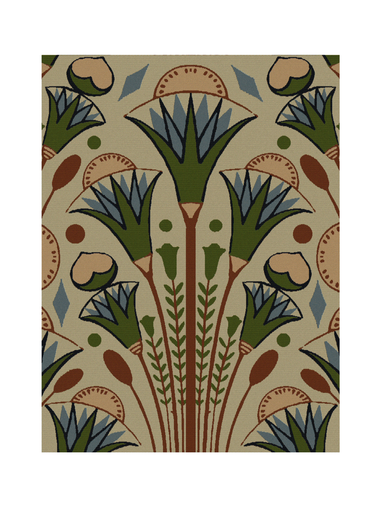 Reed Flowers Blanket