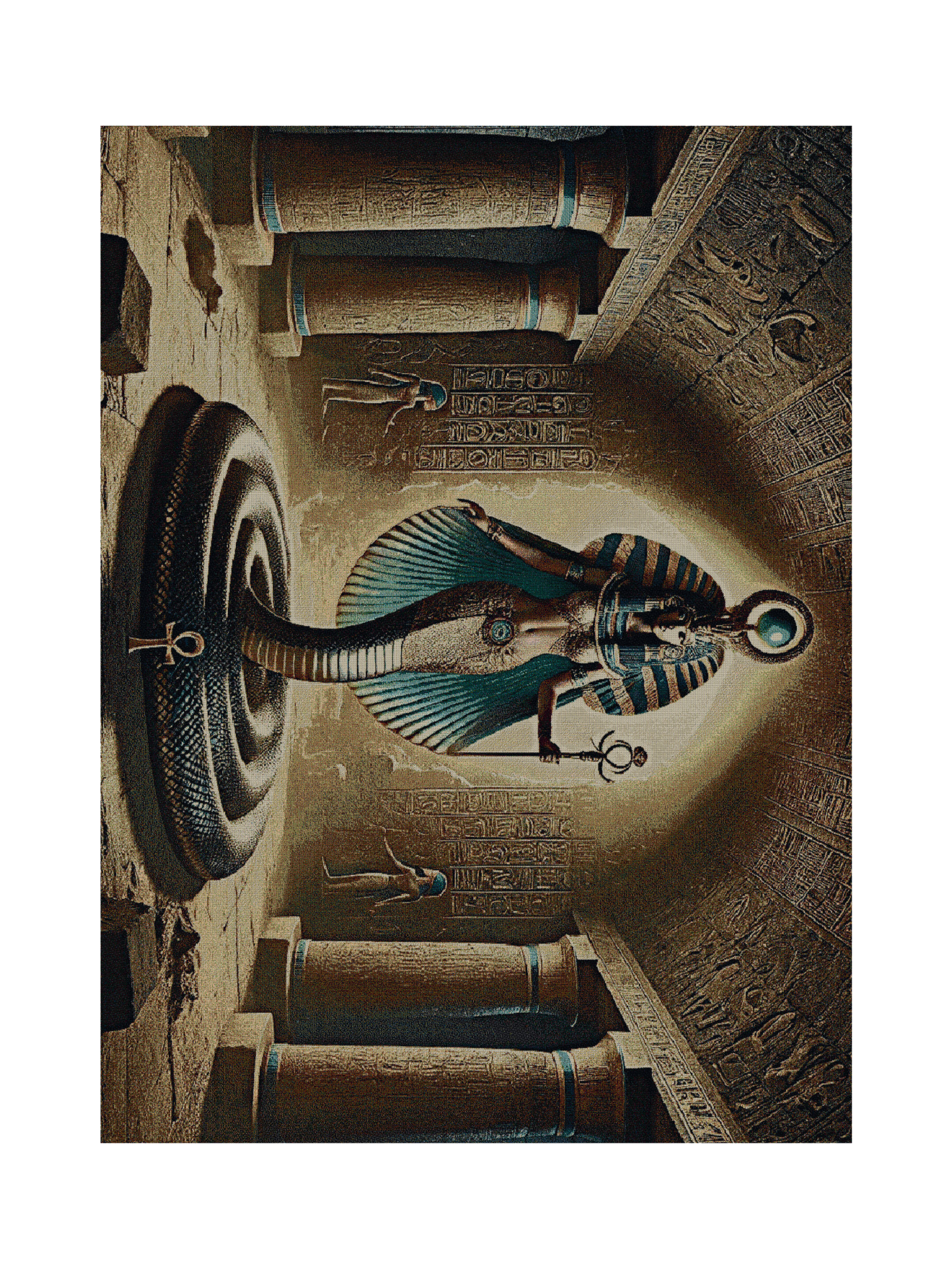 Serpant Lady Blanket