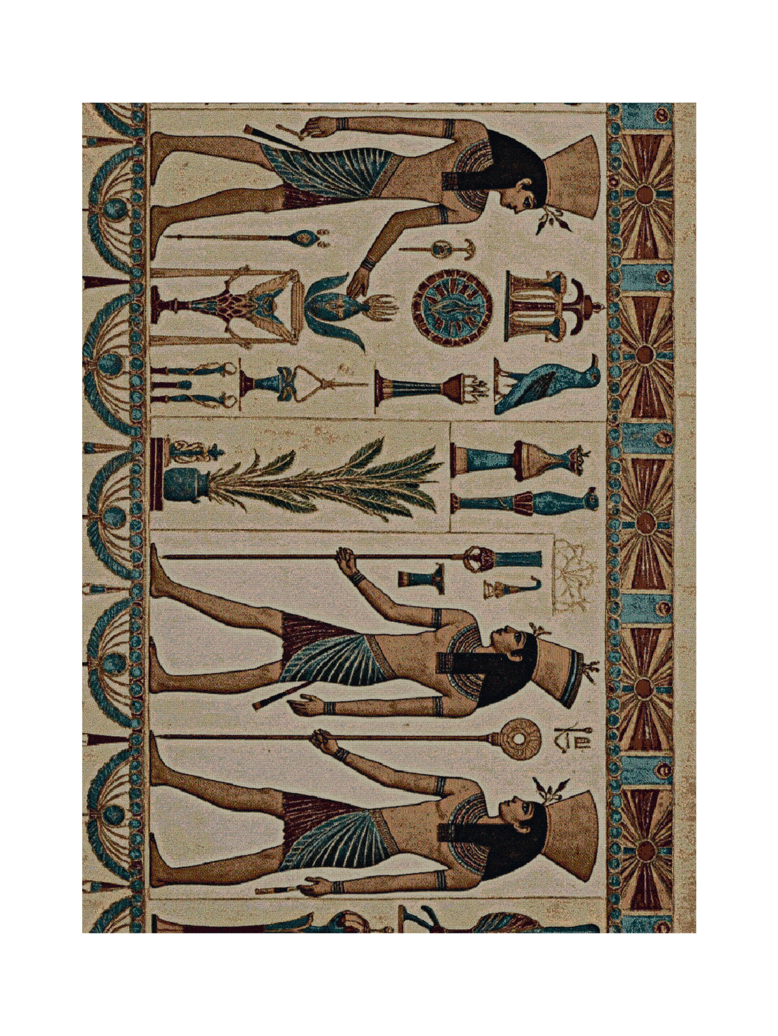 The Market Heiroglyphs Blanket