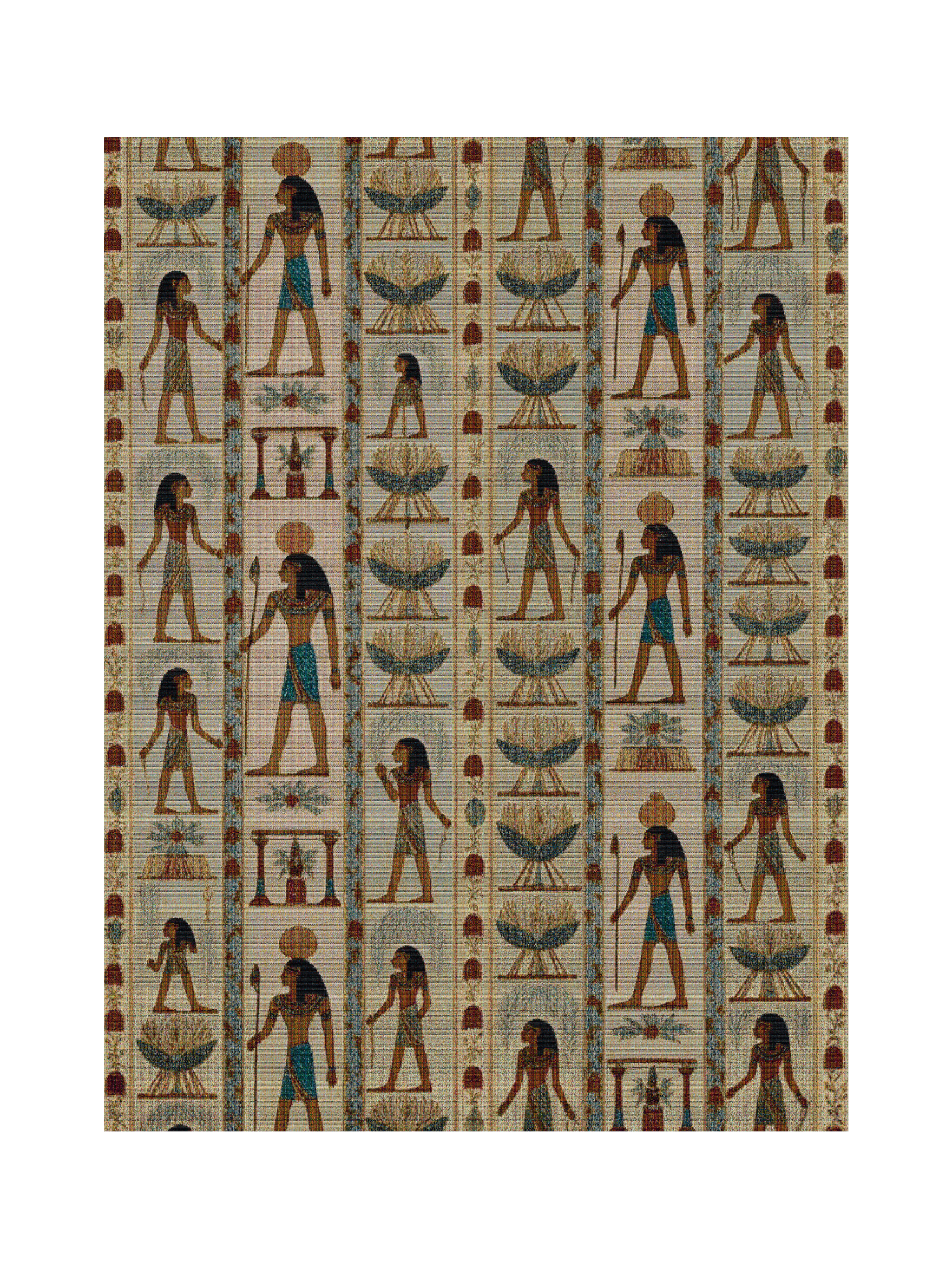 Working Heiroglyphs Blanket