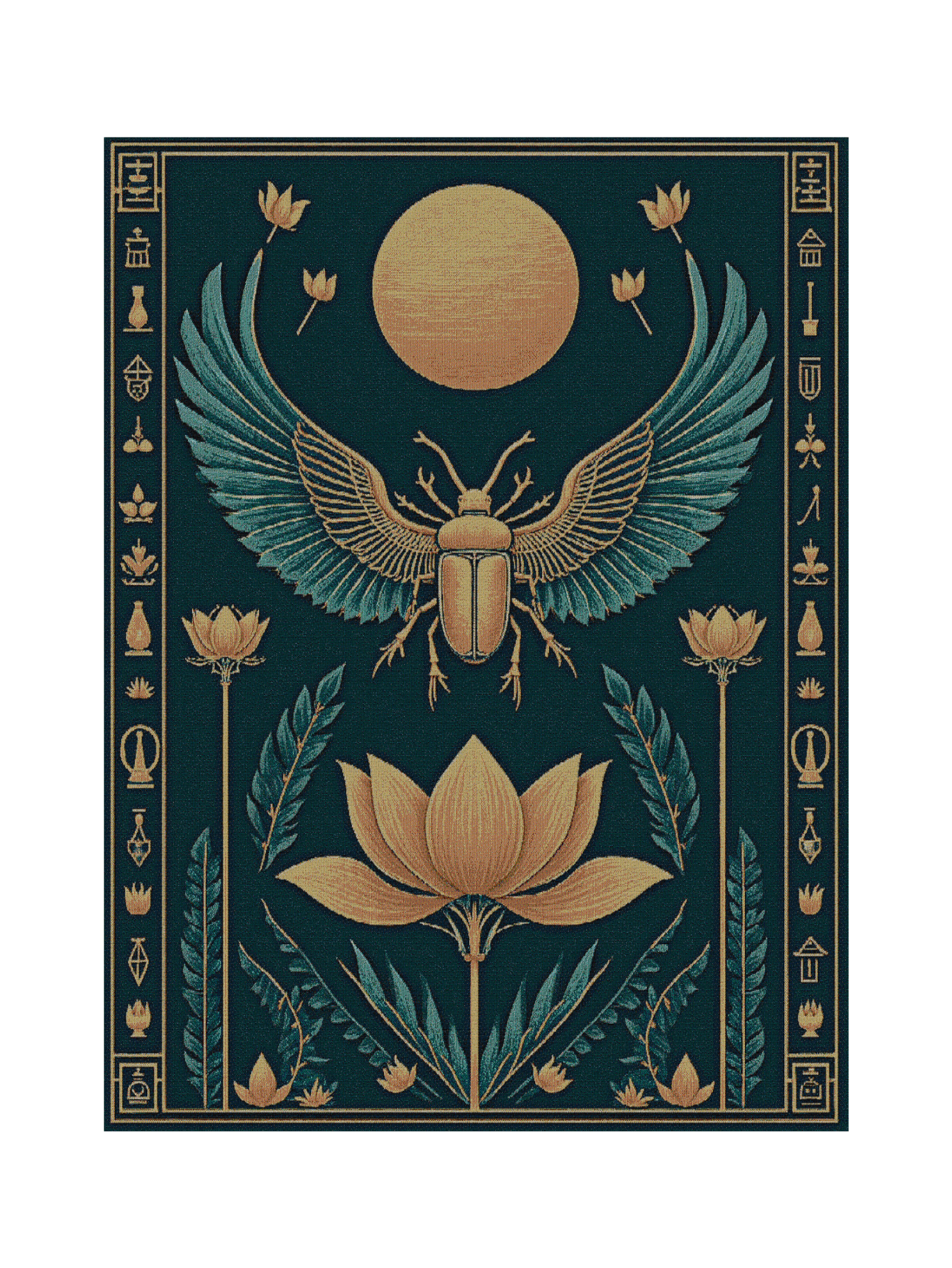 Yellow Lotus Blanket