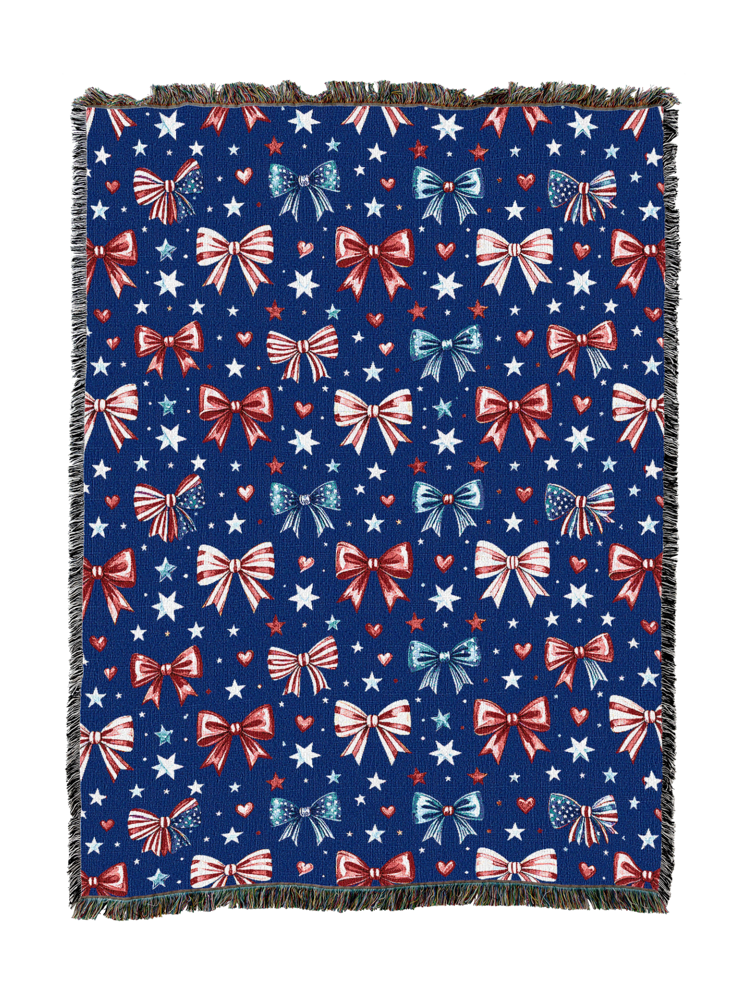 Patriotic Bows Blanket