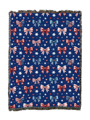 Patriotic Bows Blanket