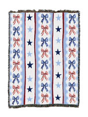 Red White And Lace Blanket