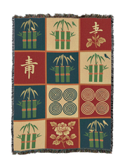 Mahjong Tile Blanket