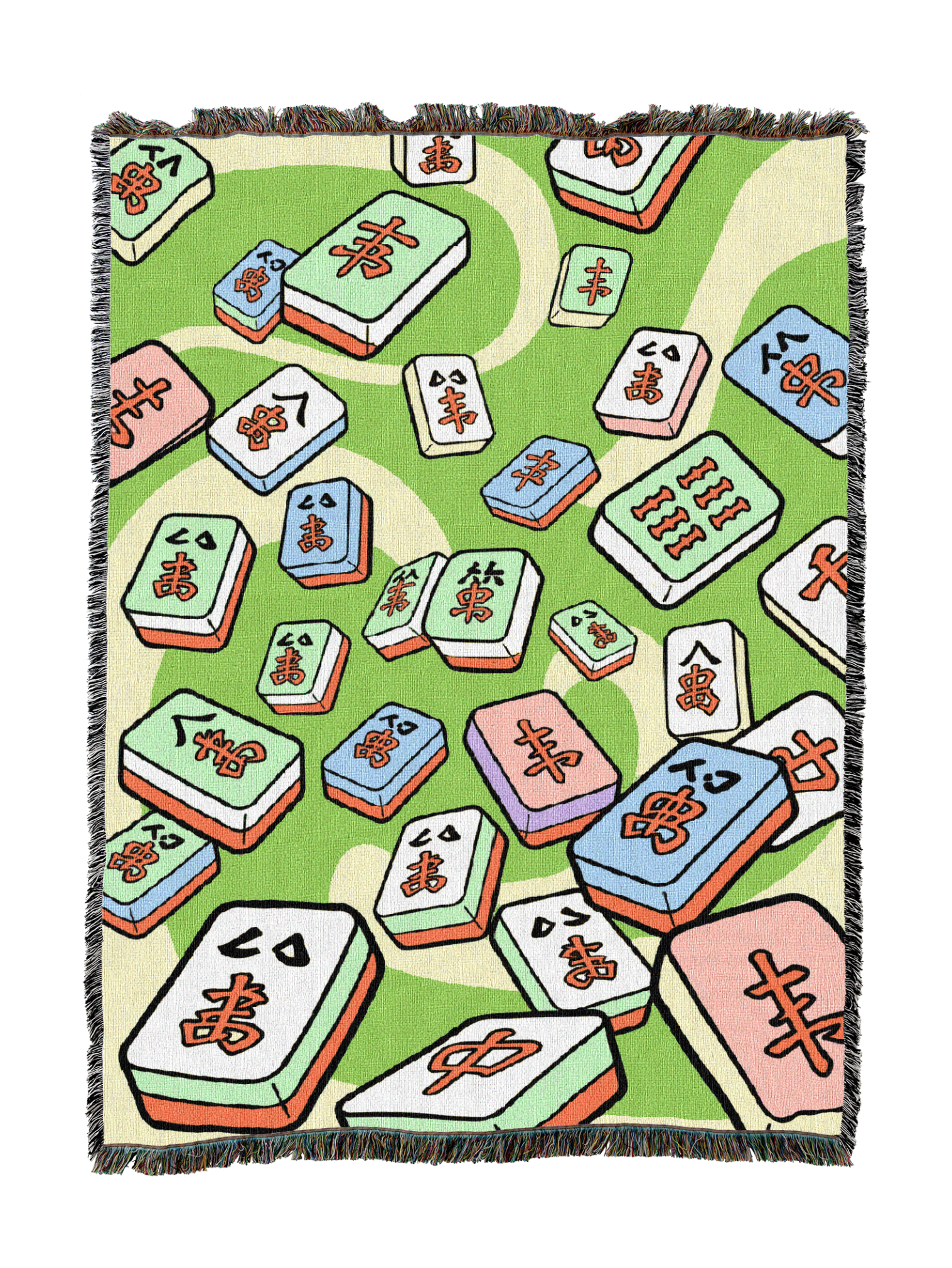 Mahjong Drop Blanket