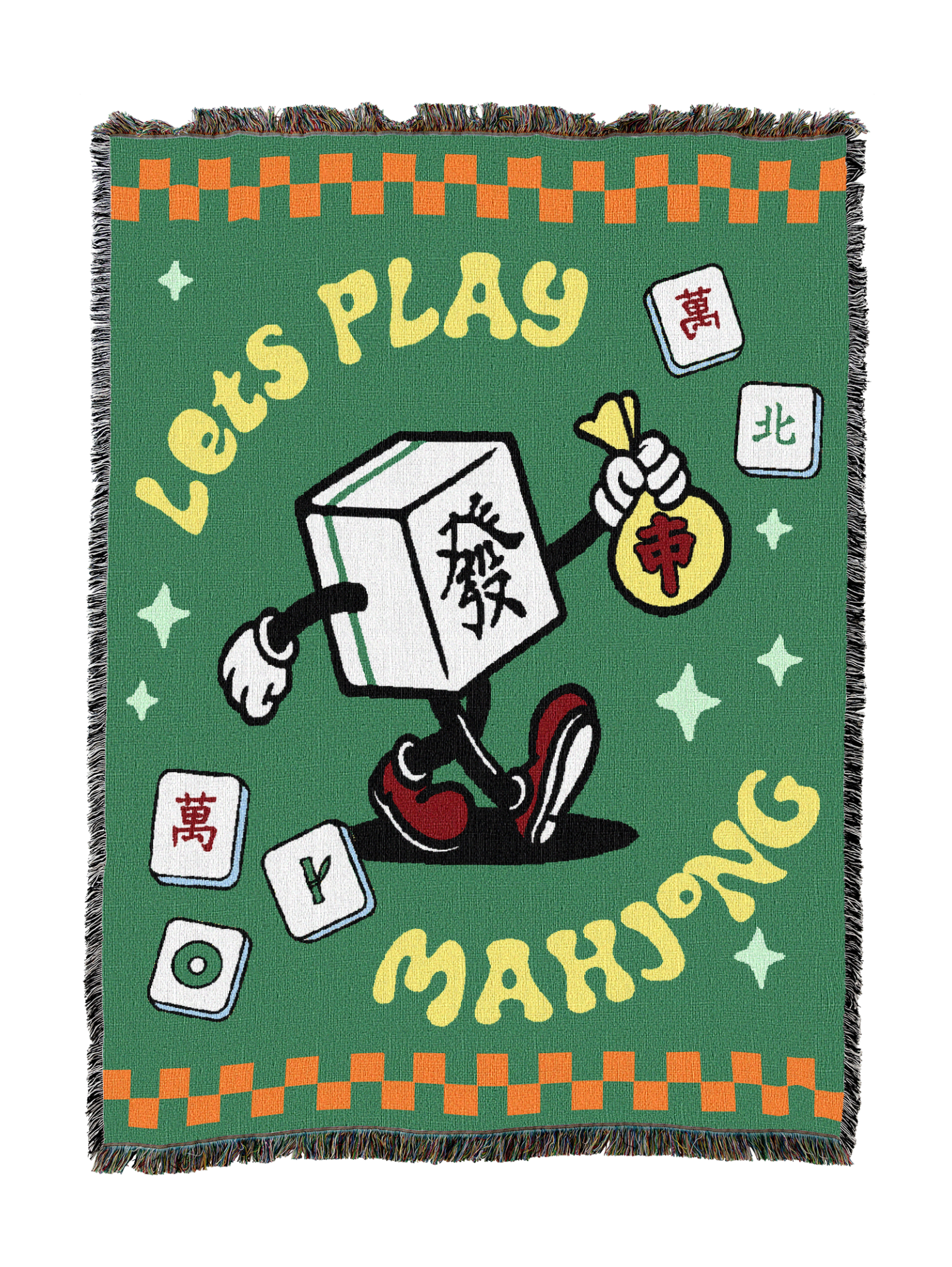 Mahjong Friend Blanket