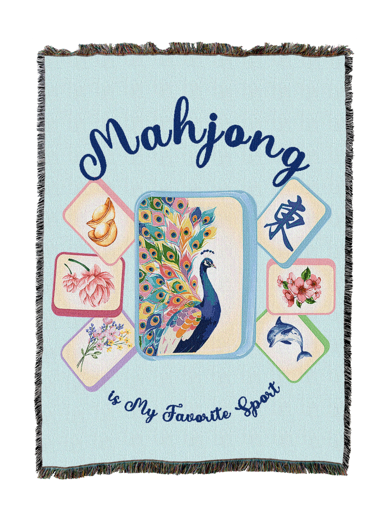 Mahjong Favorite Sport Blanket