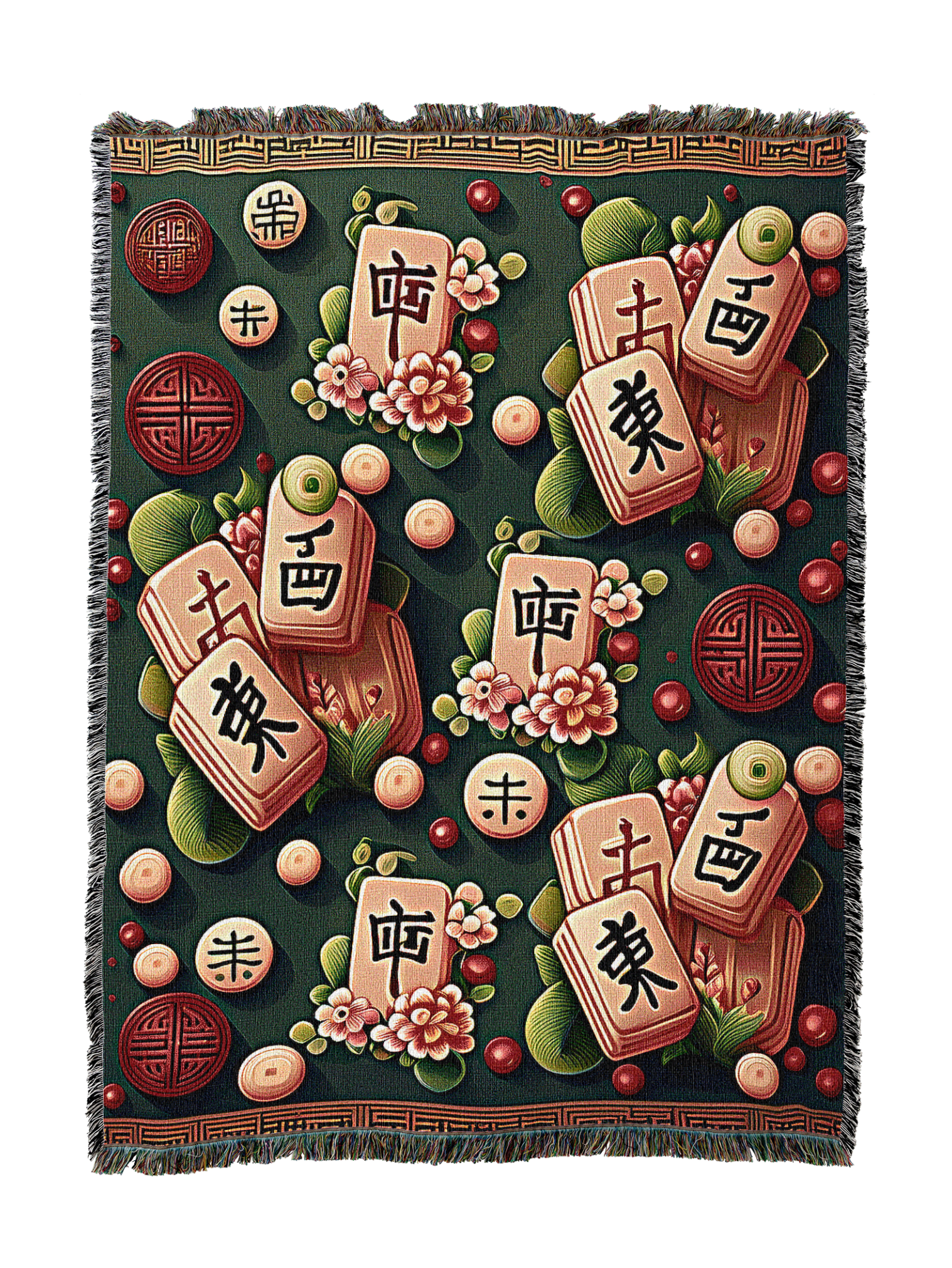 Mahjong Fun Blanket
