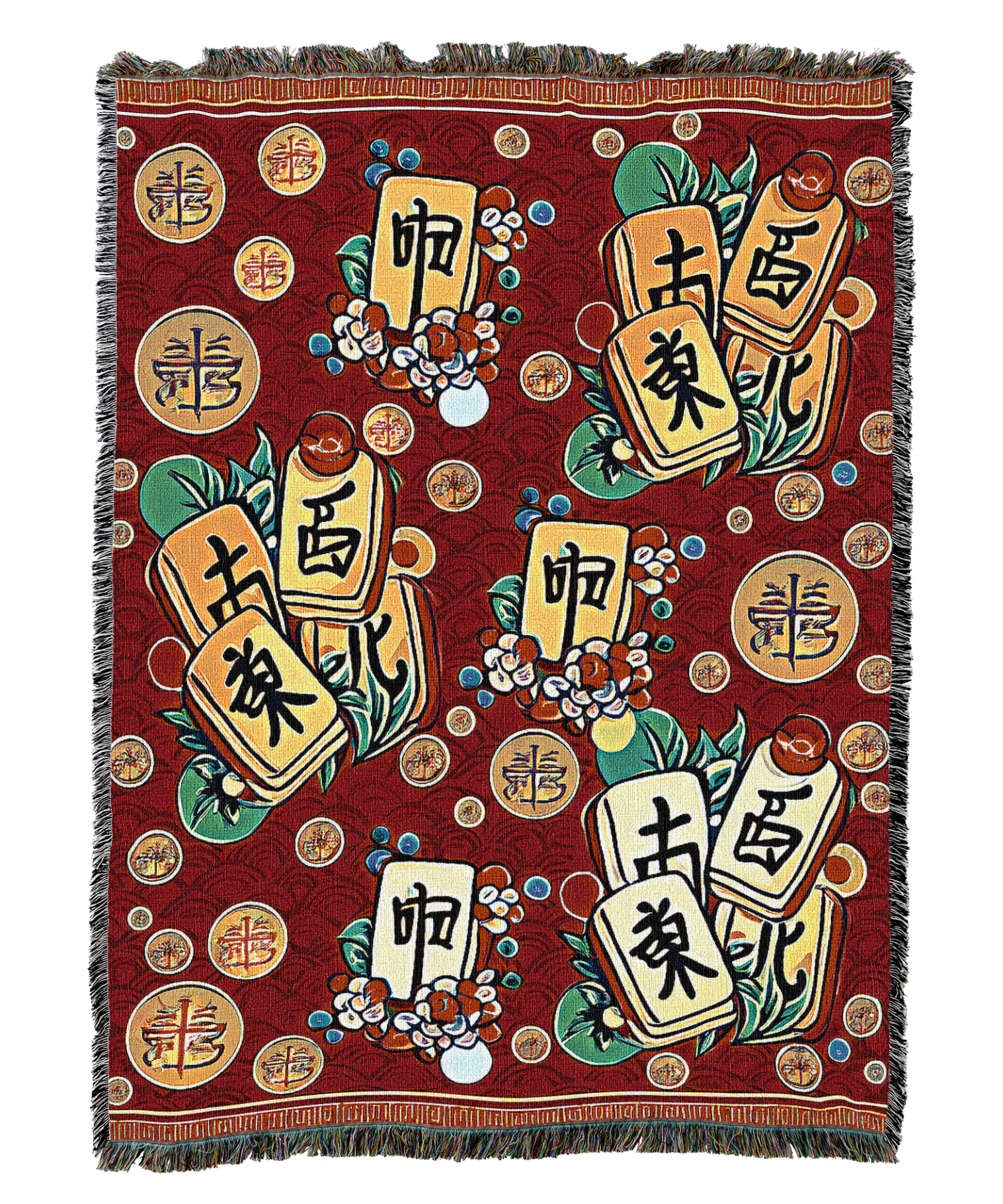 Mahjong Fun Blanket