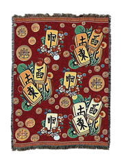 Mahjong Fun Blanket