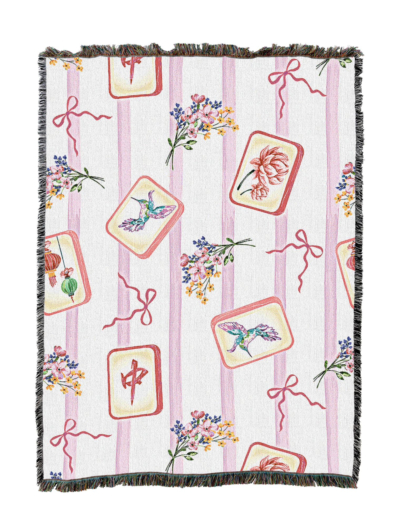 Mahjong Stripe Blanket