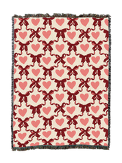 Hearts And Bows Blanket