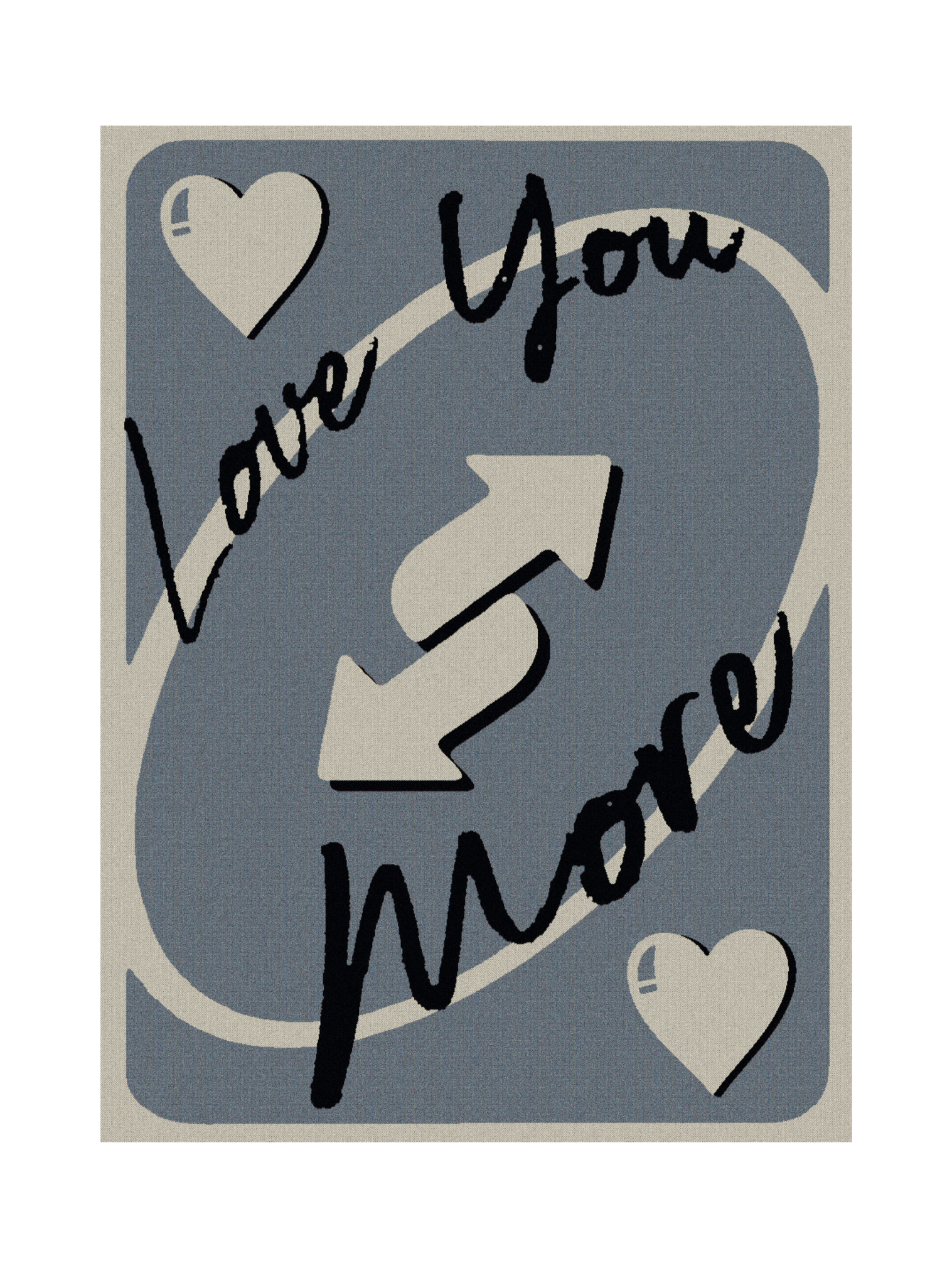 Love You More Purple Blanket