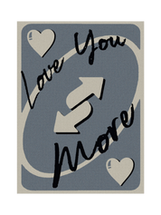 Love You More Purple Blanket