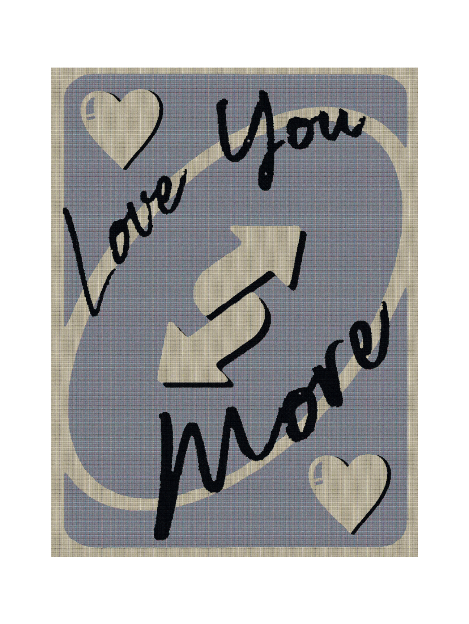 Love You More Purple Blanket