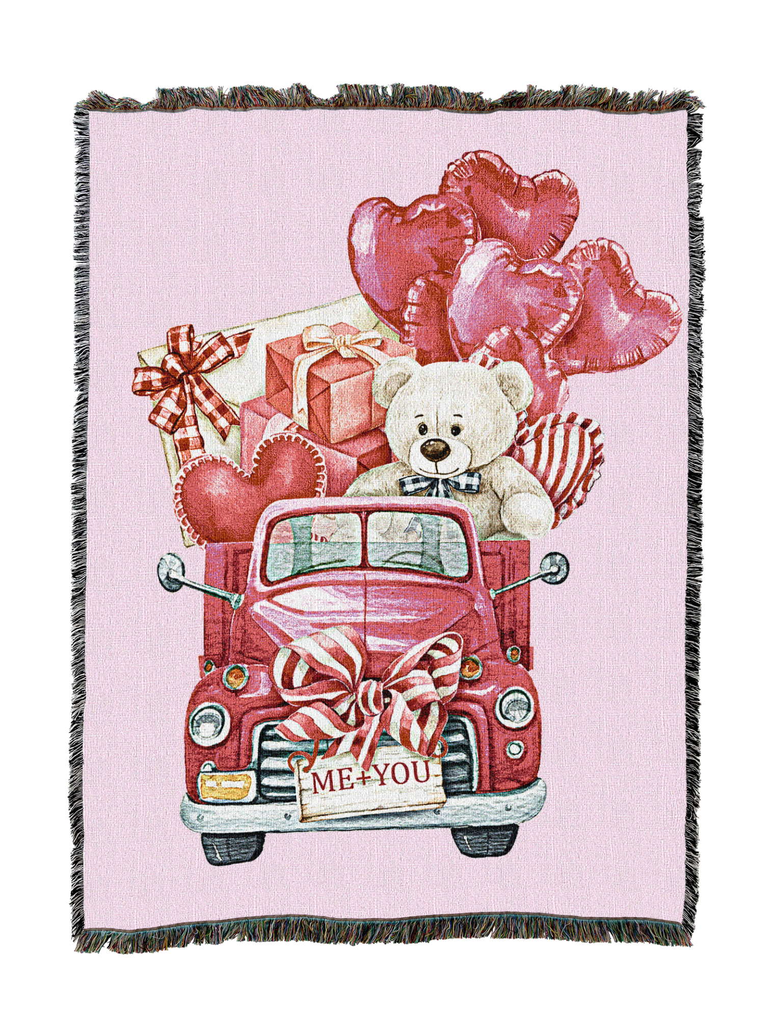 Me Plus You Woven Blanket