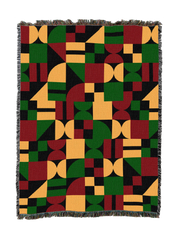 Red Green Yellow Pattern Blanket
