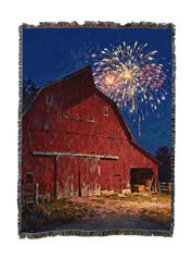 Barn Fireworks Blanket