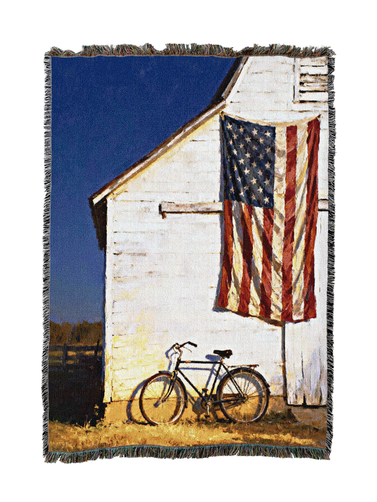 Bicycle Barn Blanket