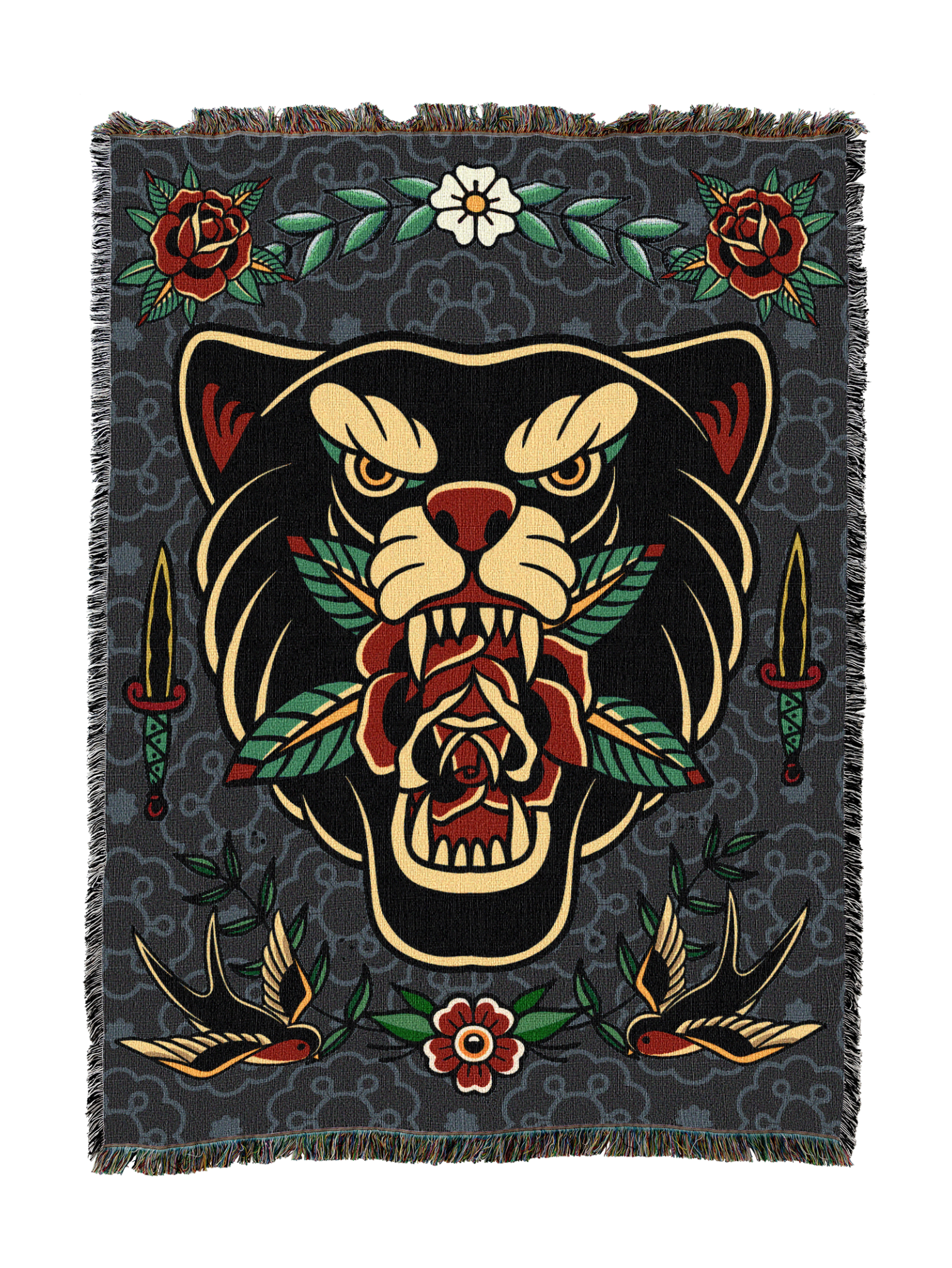 Bear Tattoo Blanket