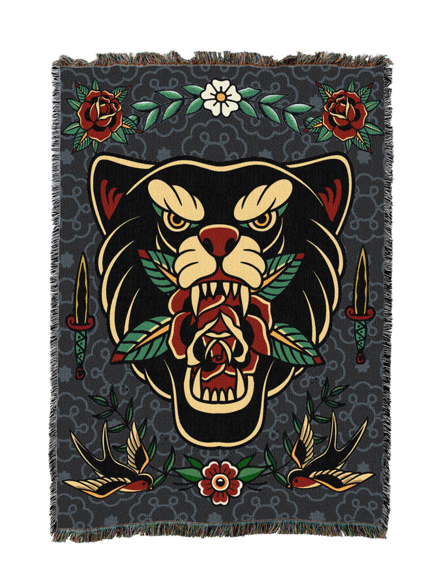 Bear Tattoo Blanket