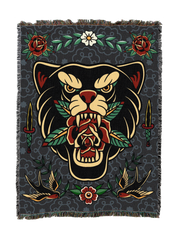 Bear Tattoo Blanket